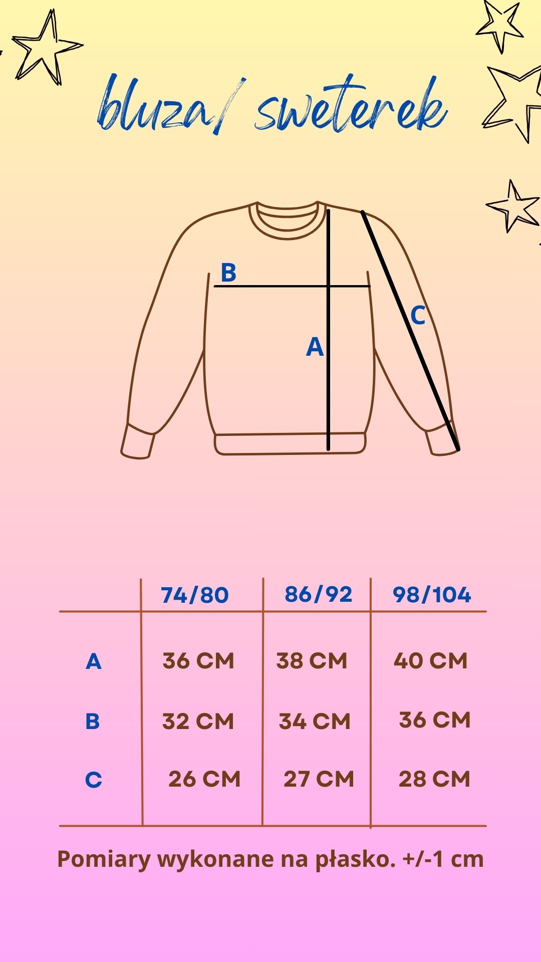 Sweterek r.74 - r.104
